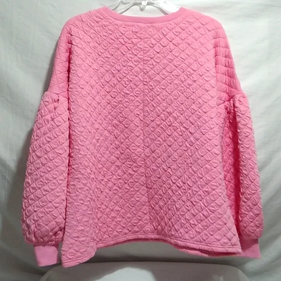 SALE! RARE! NWOT Judith March Riding Derby Quilted Sweater Sz.M Oversized (X-69) - Picture 5 of 7